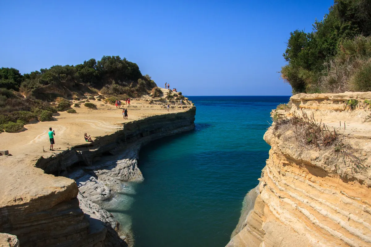 Canalul d'Amour, Corfu, Grecia