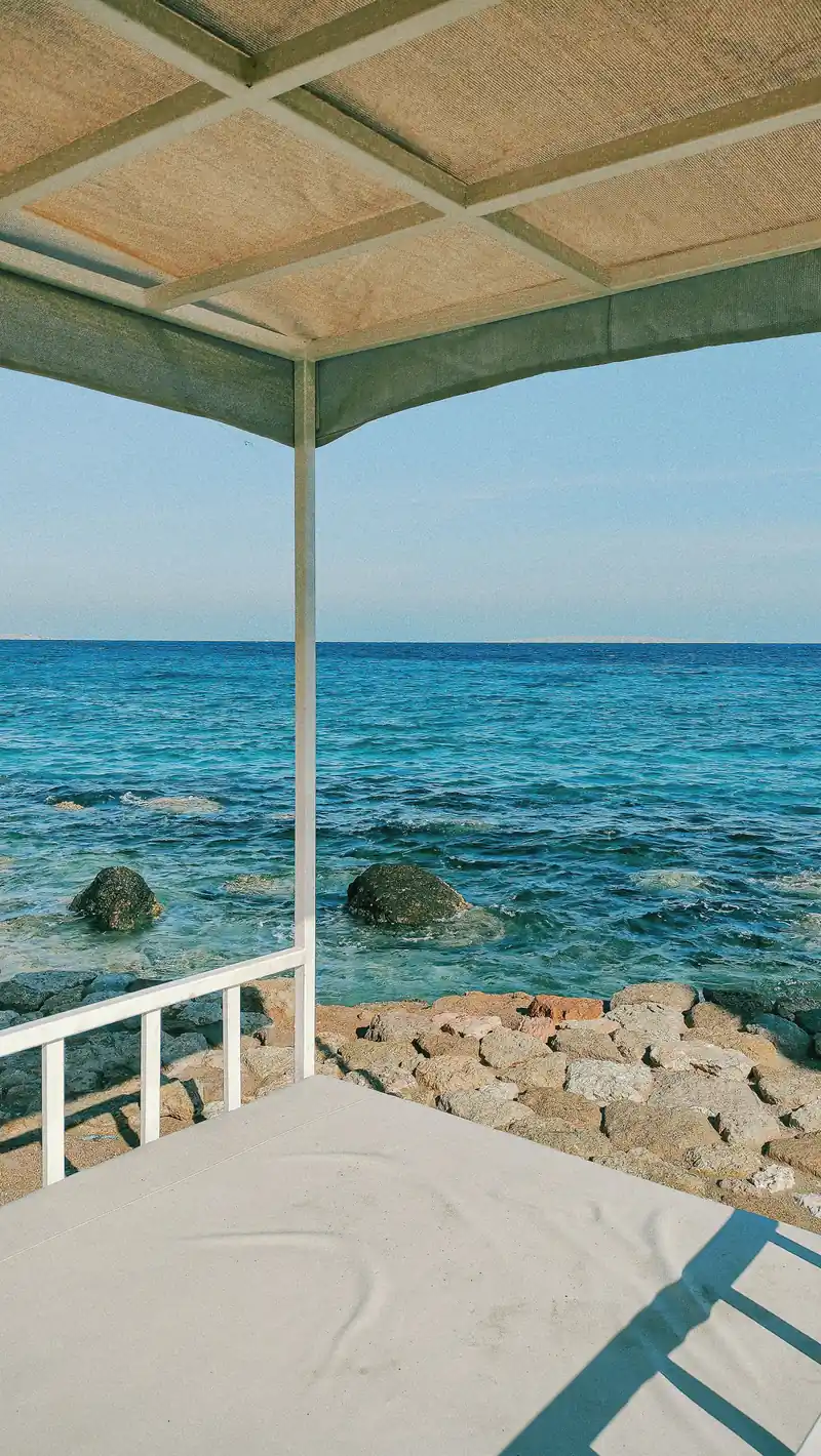Plajă la Marea Roșie în Hurghada
